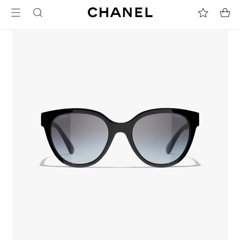Authentic Chanel butterfly sunglasses